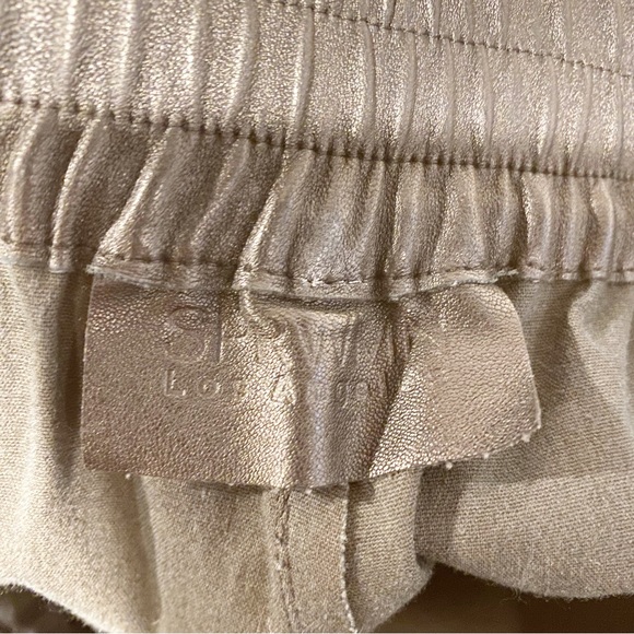 SPRWN | Slim Fit Cuffed Jogger Black Leather - Picture 11 of 12